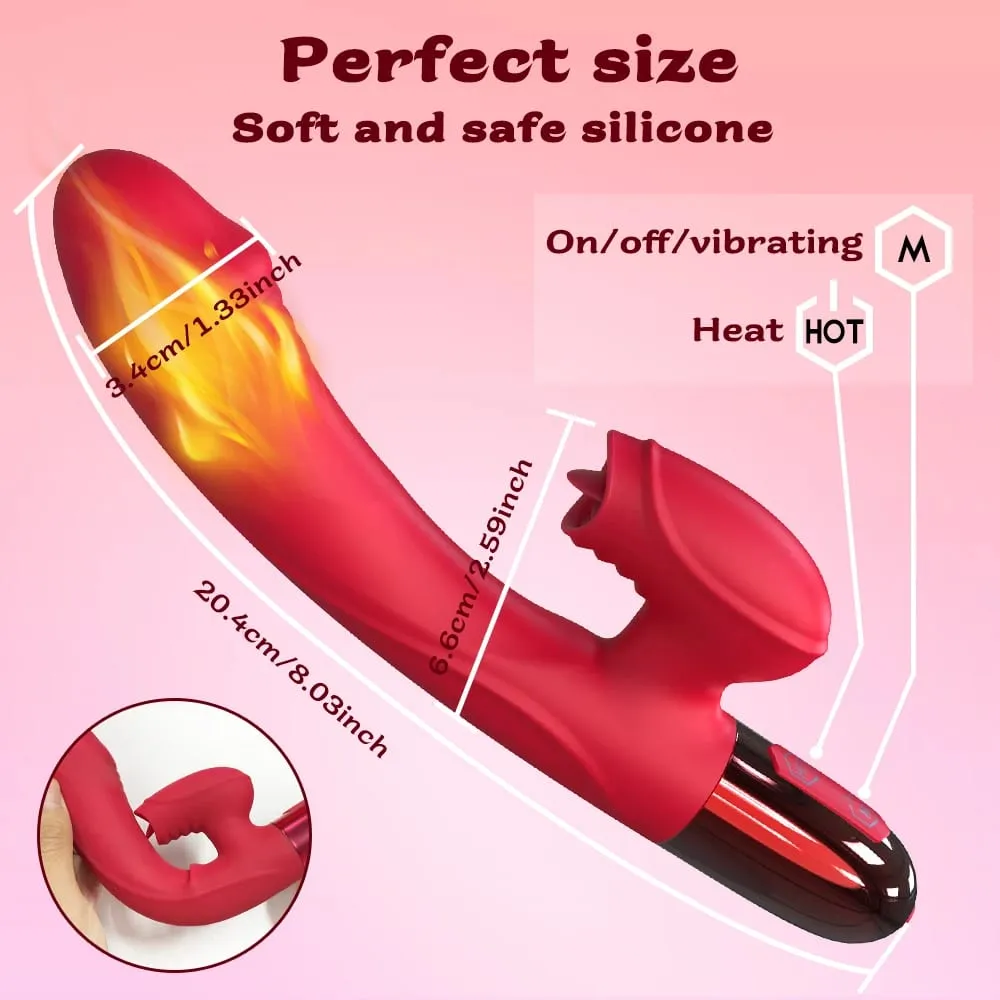 G-spot Vibrator for Women Clit Nipple Licking Clitoris Stimulator Adult Goods Sex Toys for Woman Couple Female Masturbation — image 5