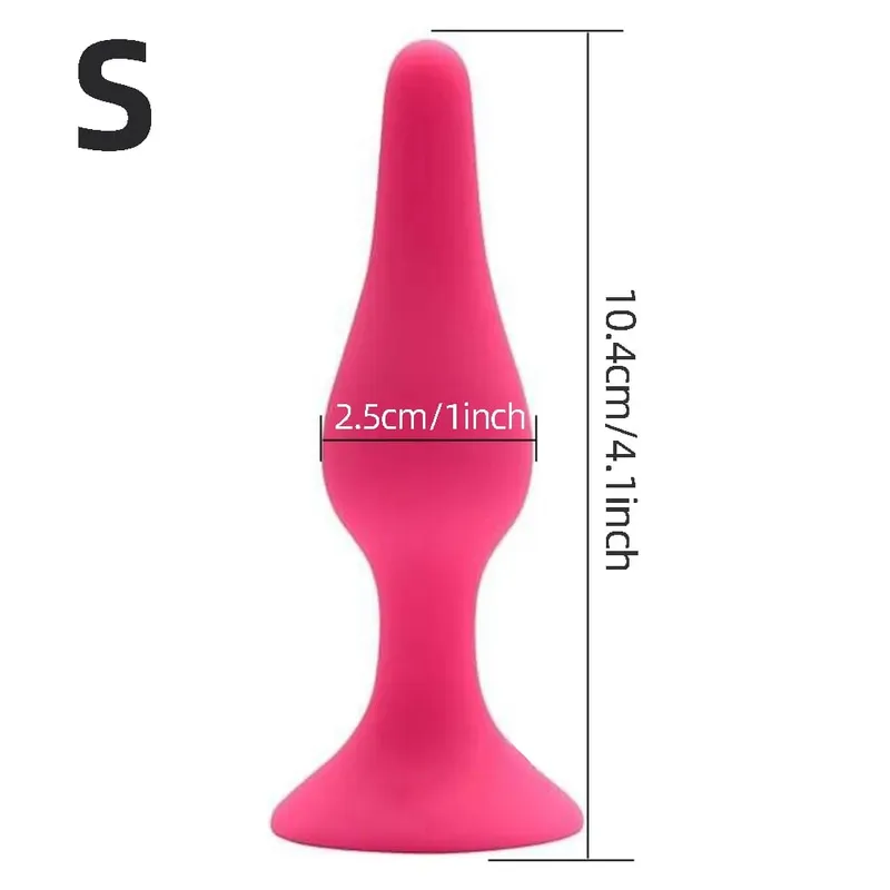 Plugue anal de silicone para iniciantes, plugue anal para homens e mulheres, massageador de próstata para gays, mini bala anal, masturbador, brinquedo sexual para homens