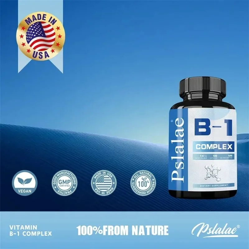 Complesso di vitamina B1: la formula per l'umore, la fatica, la digestione, lo stress aumenta l'energia e il metabolismo — image 3