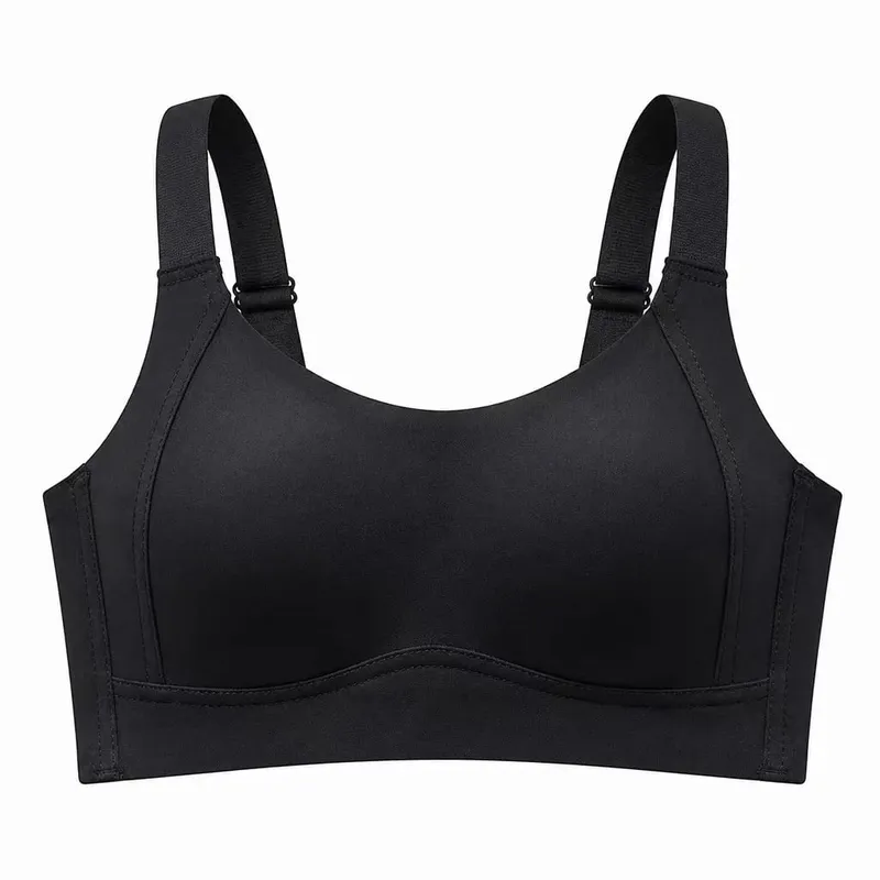 Reggiseno minimizzatore senza fili senza cuciture, supporto morbido, coppa piena, reggiseno sottile, intimo confortevole per busto grande, seno laterale da donna — image 4