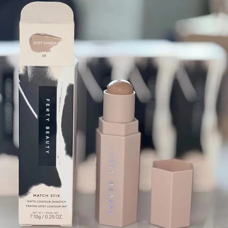 Fenty Beauty Multi-สี Contour Stick คอนซีลเลอร์ Facial 3D Diamond Highlight ไม่ซีดจาง Water GLOSS Lip Glaze GLOSS เครื่องสำอาง — image 21