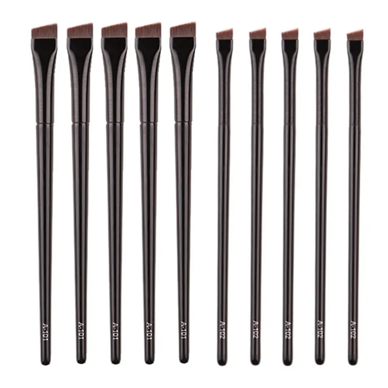 5/10/20/50 Pcs Pennelli per trucco contorno sopracciglia Pennello per eyeliner per sopracciglia Pennello per occhi professionale super sottile ad angolo Pennello per occhi Strumenti per il trucco — image 13