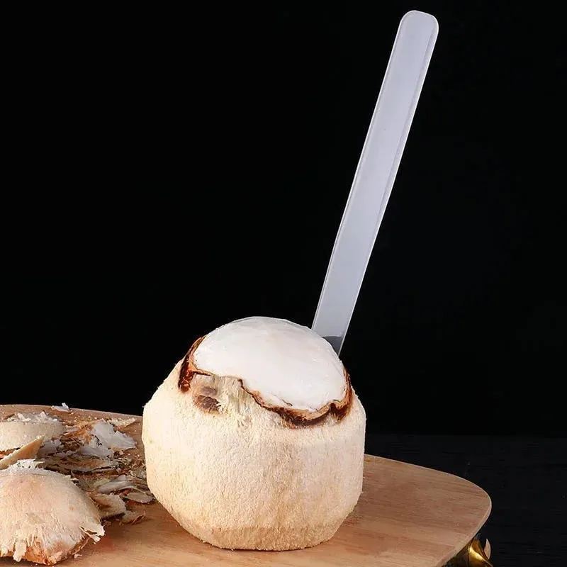 1/2PCS Penyingkiran Daging Kelapa Pisau Lembut Pembuka Alat Kelapa Plastik Alat Dapur Pembuka Kelapa Pemegang Kuat Mudah Mudah — image 4
