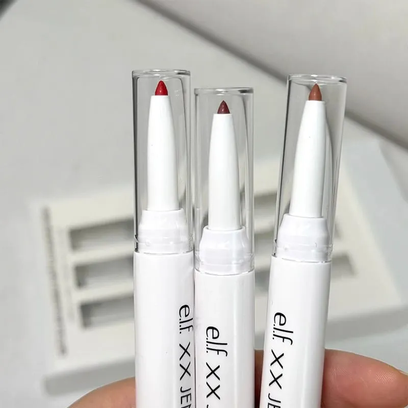 Elf Celebrity Limited Co-branded Double-ended Smooth Lip Liner Peptide Lipstick Lip Balm Liquid Blush Let-at påføre Blush Stick
