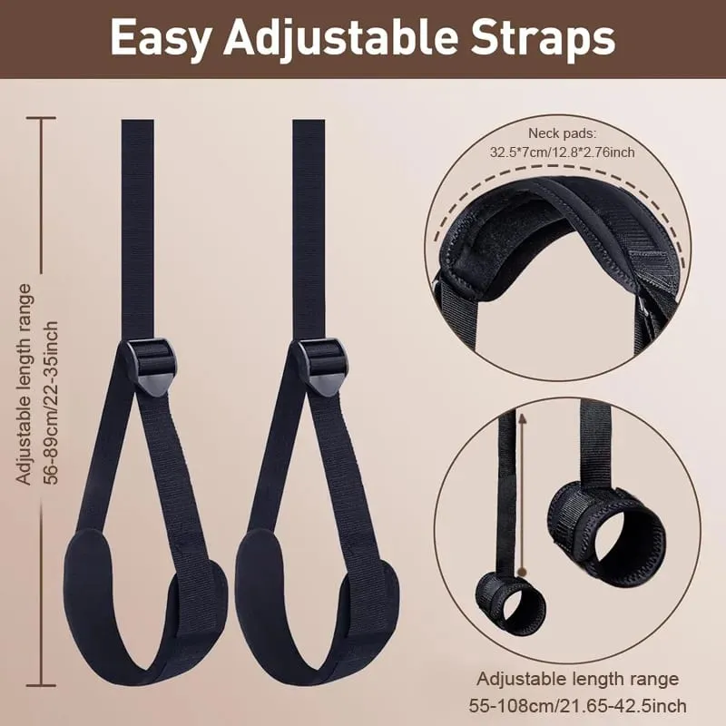 Restraint Erotica Binding Sex Forced Split Leg Straps Neck Wrist Bdsm Bondage Set Sex Toys For Woman Couples Product No Vibrator — image 5