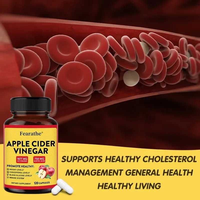 Apple Cider Vinegar Capsules with Zinc & Vitamin D3 Support Metabolic Immune Digestive Gut Wellness & Daily Body Management — image 4