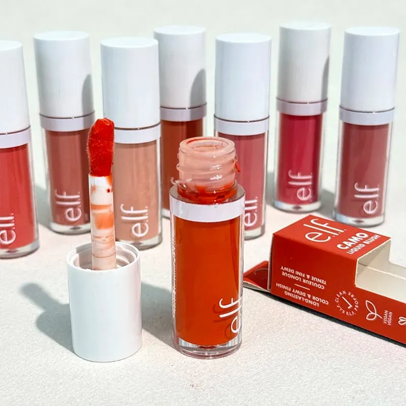 Hot Elf Marke, neuester Stil, mehrfarbiger flüssiger Puder-Rouge, Highlight-Konturstift, langlebige, natürliche Wangen-Rouge-Kosmetik — image 4