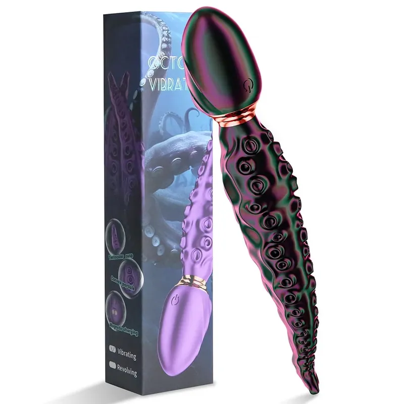 Oktopus Tentakel Anal Vibrator Weibliche G-Punkt Klitoris Vagina Stimulation 360 ° Rotation Silikon Dildo Masturbation Sex Spielzeug Frauen — image 9