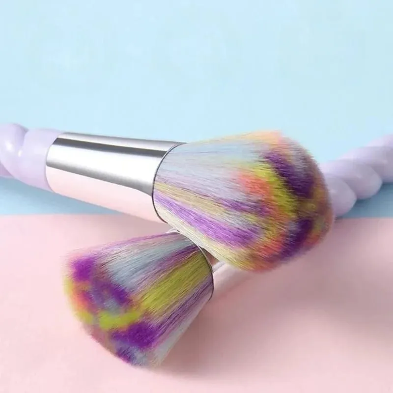 สีสันชุดแปรงแต่งหน้า 10 ชิ้นคริสตัล Handle คอนซีลเลอร์แปรงสุขภาพความงามเครื่องมือเครื่องสำอาง Make Up Tools — image 3