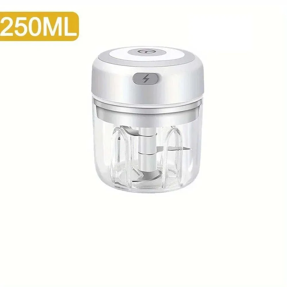 Hachoir à ail électrique en acier inoxydable de 250ML, broyeur de cuisine robuste et Durable pour ail et gingembre, Mini outil, hachoir alimentaire — image 12