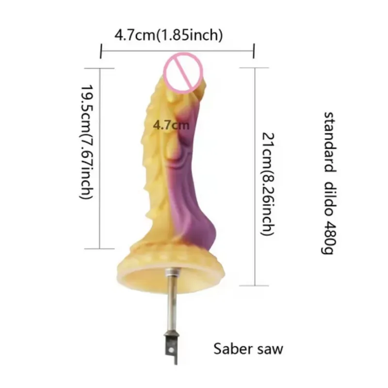 Saber Jigsaw Reciprocating Saw Large Silicone Dildos Reciprocating Saw 3XLR VAC-U-LOCK Adapter Attachments Sex Machine — image 23