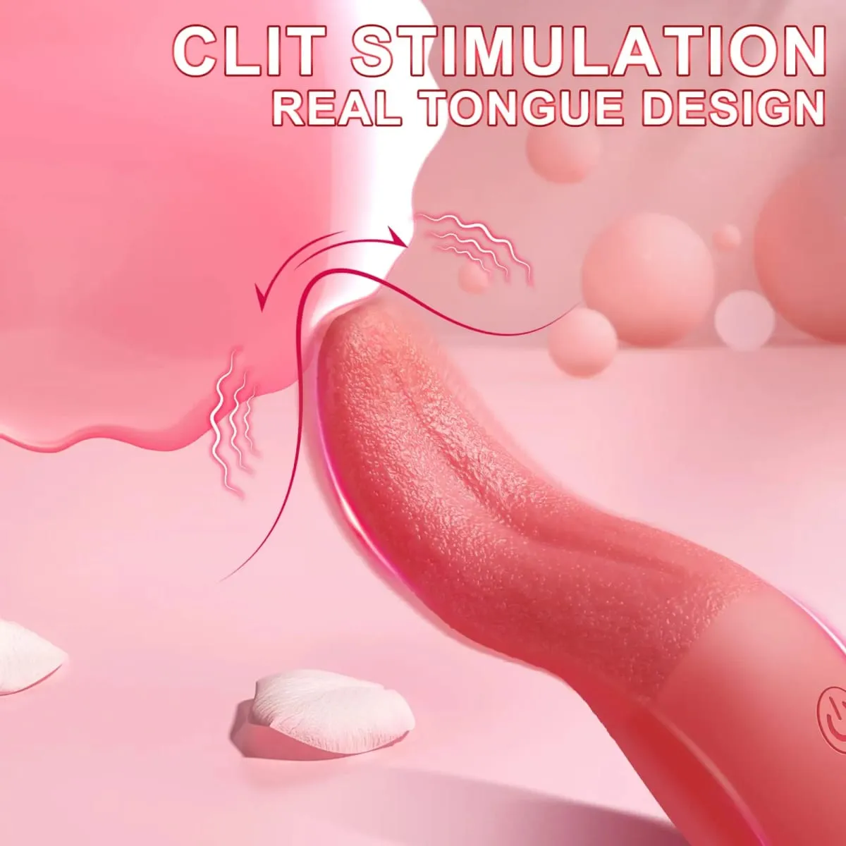 Puting Klitoris G Spot Penggetar Menjilat Stimulator Anal Vagina 10 Mode Getaran Pemijat Mainan Seks Masturbasi Dewasa untuk Wanita — image 6