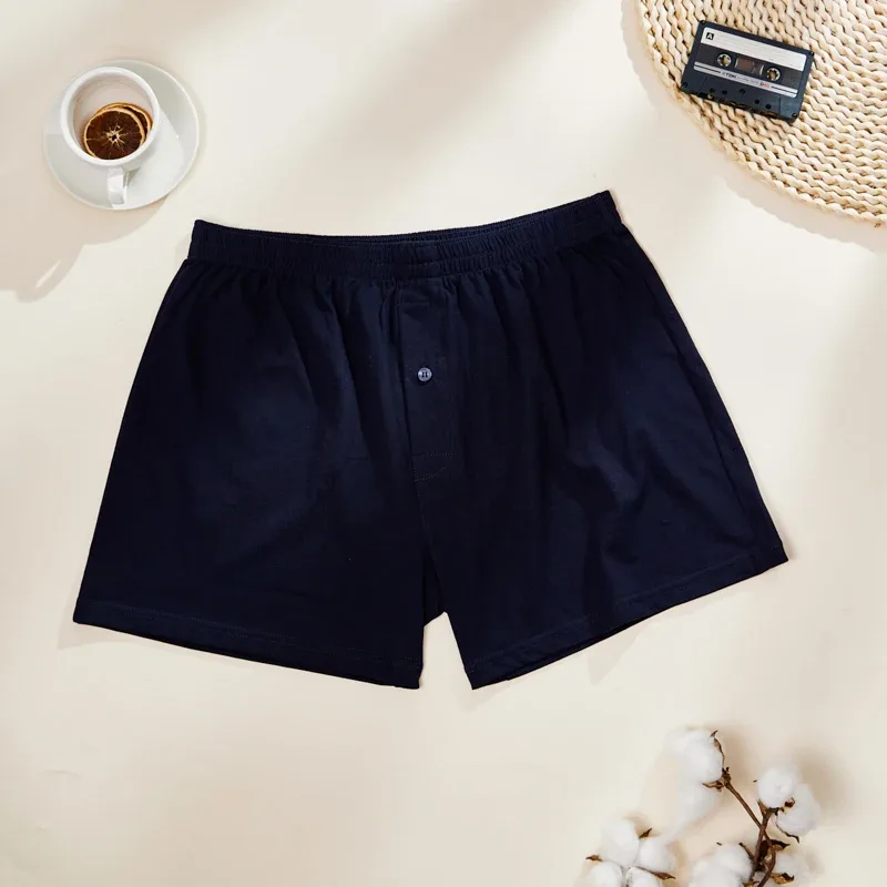 3PCS Cotton Soft Aloe Pants Breathable Comfortable Men's Underwear Home Leisure Loose Men's Panties Soft Seamless Boxer Briefs — image 12