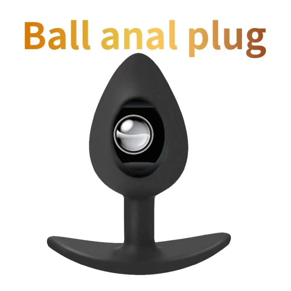 1pc Plug anale in silicone Palline integrate da principiante a senior Glutei G-Spot Massaggio Giocattoli adulti del sesso — image 4