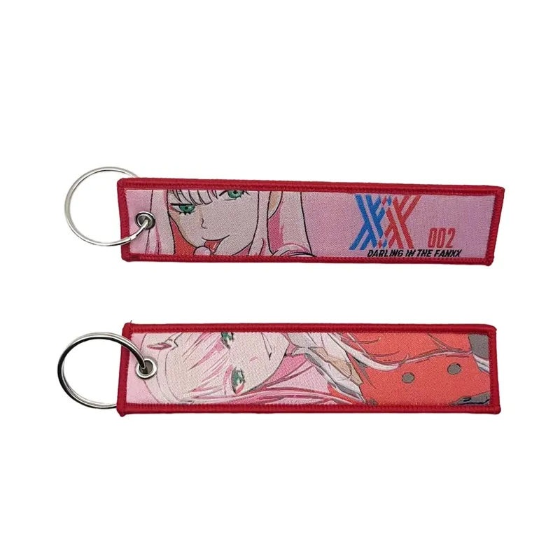 Embroidery Cool Eagle Beak Keychain Lanyard Anime Manga Series Badge Holder USB Pendant Portable Key Lanyard Accessories — image 42