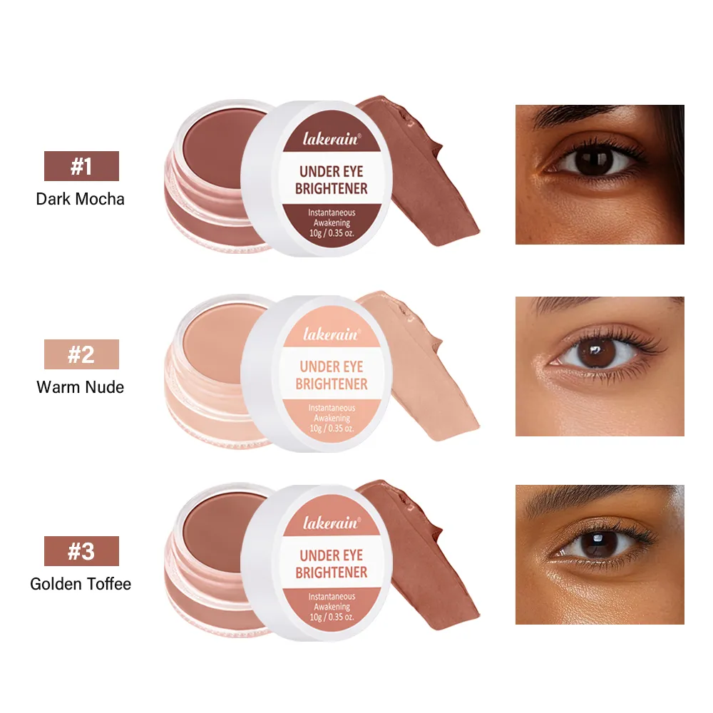 Under Eye Brightener Conceal & Brighten Dark Circles Nourishes The Skin Corrects Brightens Dark Nude Tan Colors Concealer Makeup — image 1