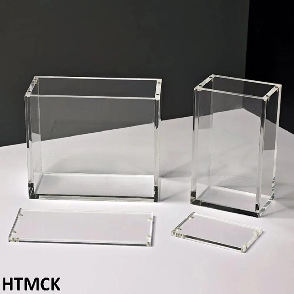 Průhledné 5mm akrylové magnetické pouzdro pro ukládání displeje Prachotěsná ochranná krabička pro japonský TCG Booster Booster Sběratelský displej na karty — image 4