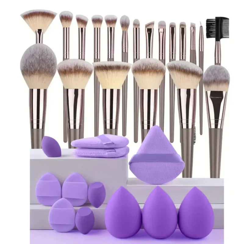 Professional 3-20PCS Makeup Brushes Set Soft Fluffy Foundation Eyeshadow Concealer Blending Blush Brush Kabuki Women Beauty Tool — image 18