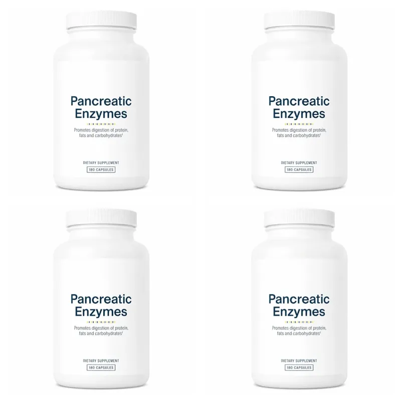 Integratore di enzimi digestivi 180 capsule Miscela di enzimi pancreatici proteasi amilasi lipasi supporta la digestione di proteine, grassi e carboidrati — image 10