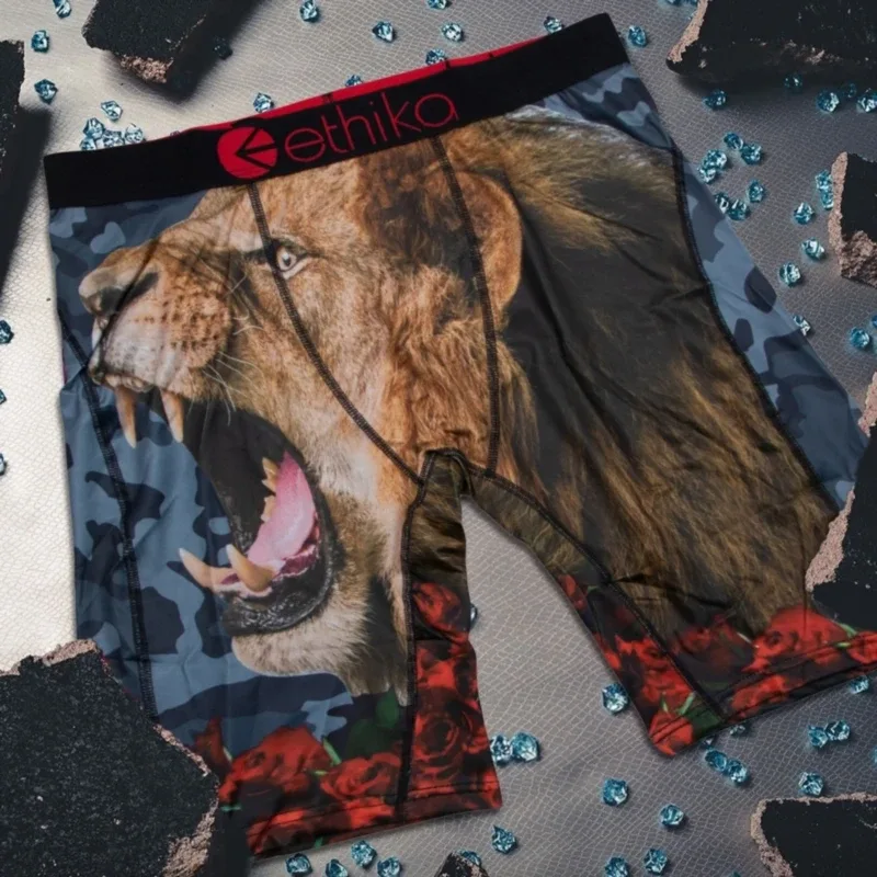 1 Stücke Männer Unterwäsche Boxer Atmungsaktive Mesh Schritt Mann Unterhose Plus Größe Herren Höschen L-3XL Gedruckt männer Boxer Briefs 3256809864931744