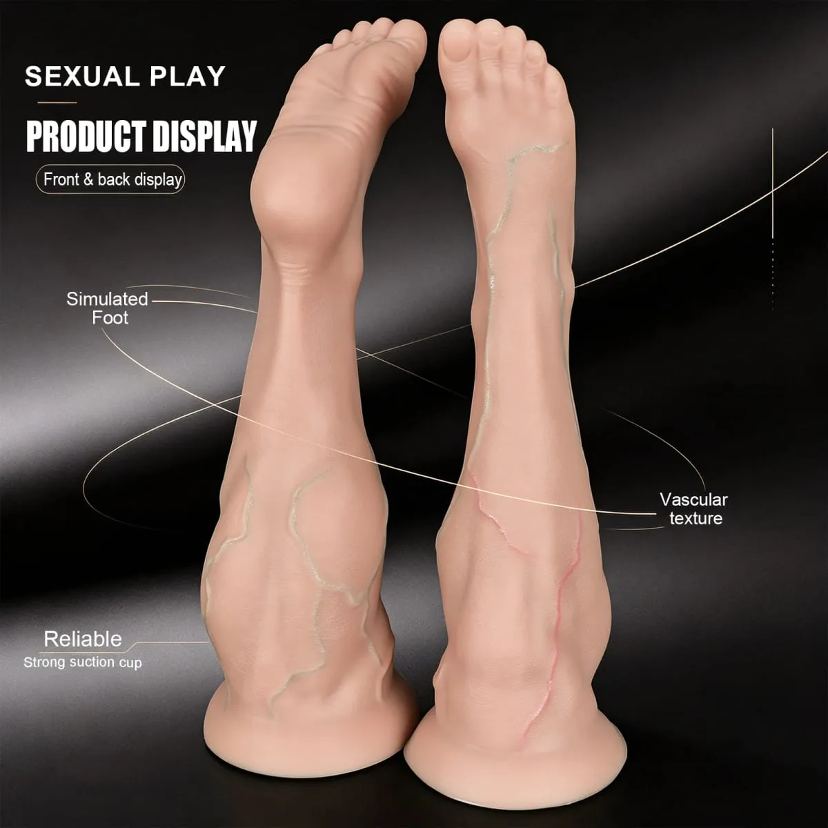 Palam Dubur Kaki Besar Latihan Palam Dubur Kaki Silikon Besar Pantat Punggung Pelancap Dalam Dildo Dilator Perangsang Alat Seks Dubur Wanita Lelaki 18 — image 5