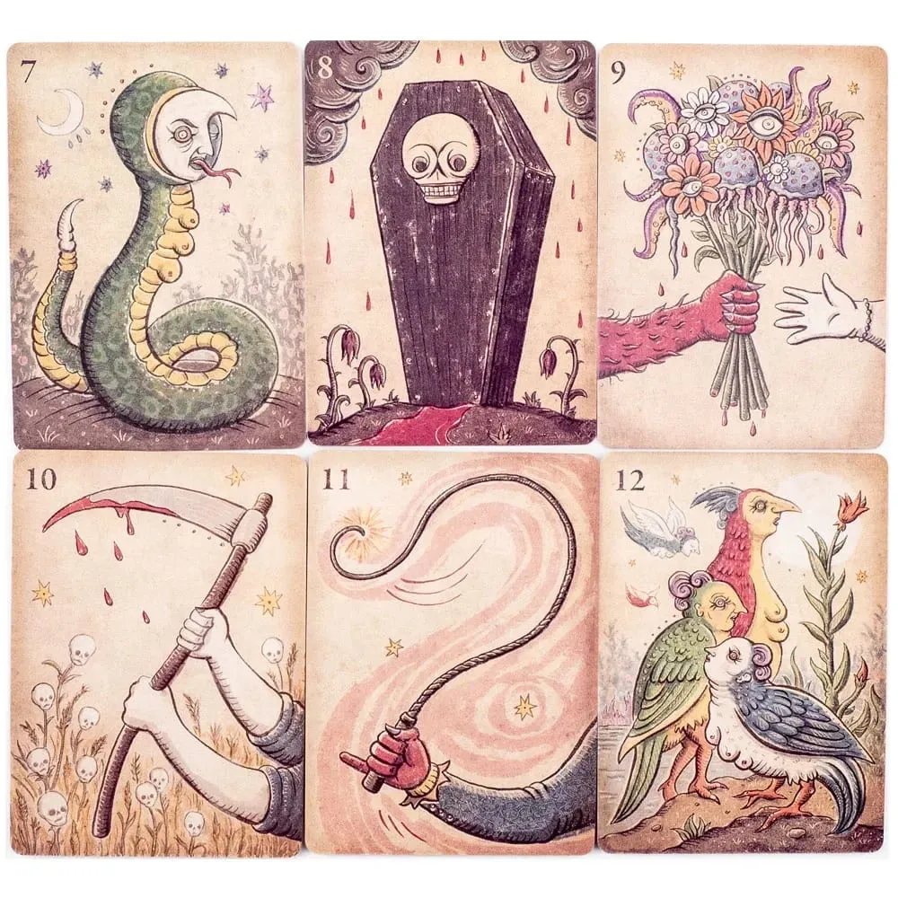 Lenormand Della Luna Tarot Deck 36 Cards Divination Oracle Cards for Fate Reading Party Game 10.2x7.3cm — image 5