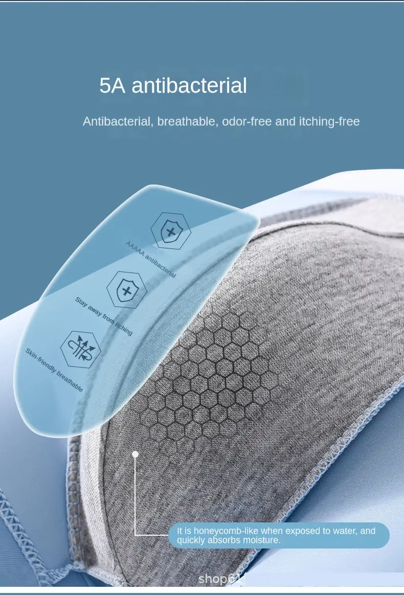 Boxers en soie glacée pour hommes, sous-vêtements en graphène, respirants et confortables, culottes ultra fines, tronc, grande taille 6XL — image 4