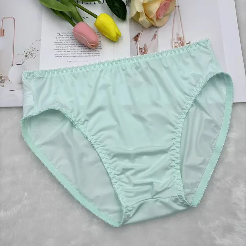 Ultra-Thin Silky Ice Silk Elastic Soft Close-Fitting Fabric Men's Daily Comfort Underwear Breathable Briefs men underwear sexy — image 25