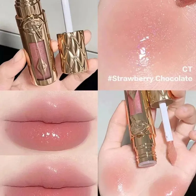 Charlotte dernier brillant à lèvres dodu hydraté Tilbury met en évidence le fond de teint liquide correcteur deux couleurs battement de coeur Blush maquillage — image 13