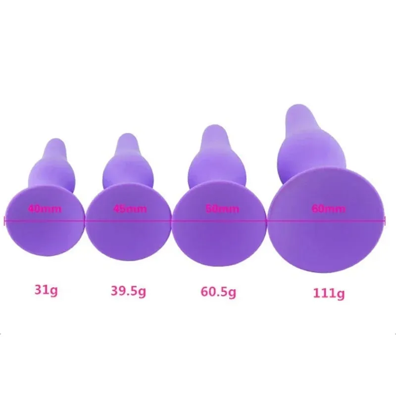 S/M/L/XL سيليكون المكونات الشرج بعقب المكونات الشرج تحفيز البروستاتا تدليك الجنس لعب للنساء الرجال مثلي الجنس الشرج موسع المنتجات الجنسية