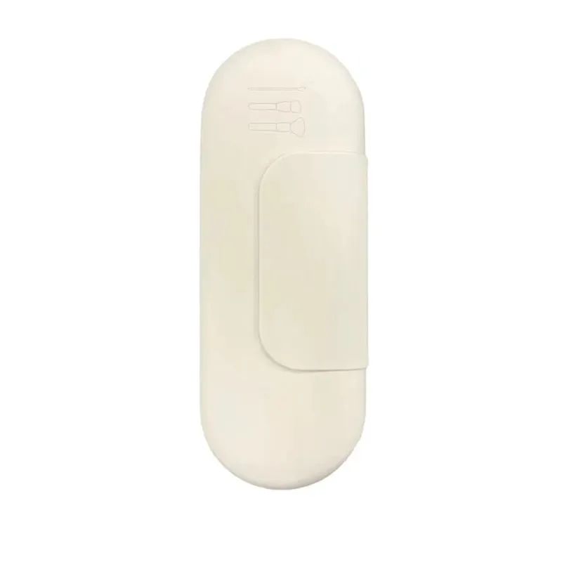 1 PC Pennello per trucco in silicone Pennelli cosmetici portatili morbidi per il viso Borsa per pennelli per trucco di grande capacità Custodia per trucco lavabile