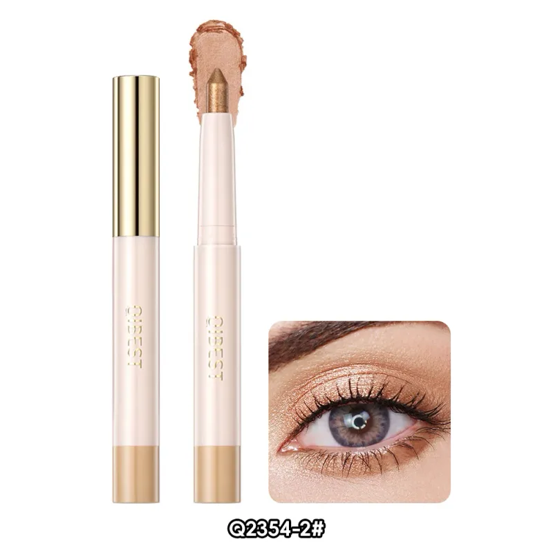 1 adet parlak şampanya Eyeliner kalem Glitter göz farı yalan ipekböceği kalem su geçirmez güzellik kozmetik kadın makyaj — image 8