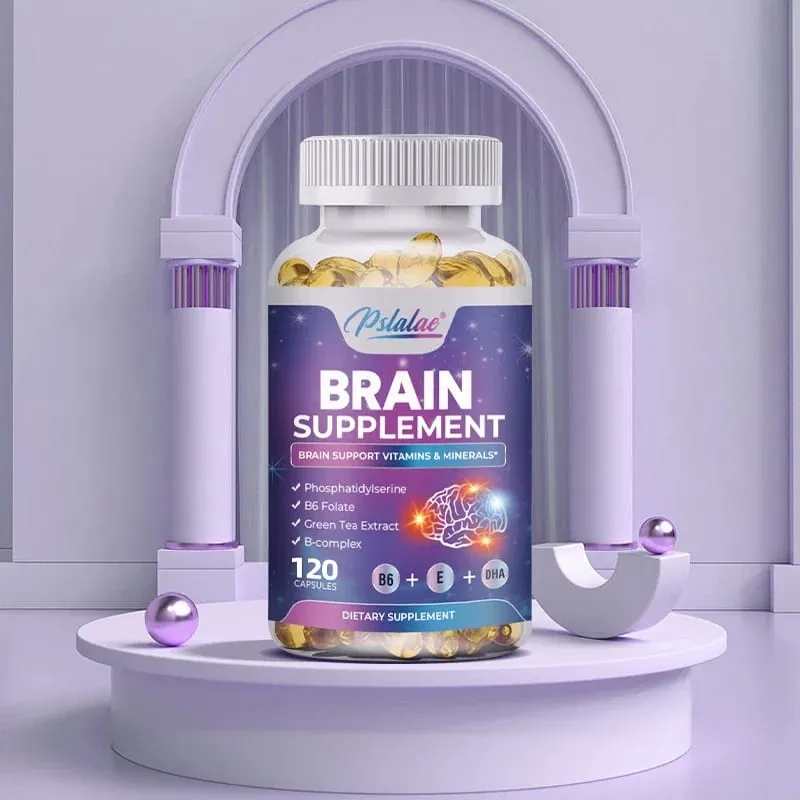 Suplemento cerebral: apoya la salud del cerebro, la función cognitiva mejora la claridad mental y aumenta la memoria y la concentración. Vegano — image 3