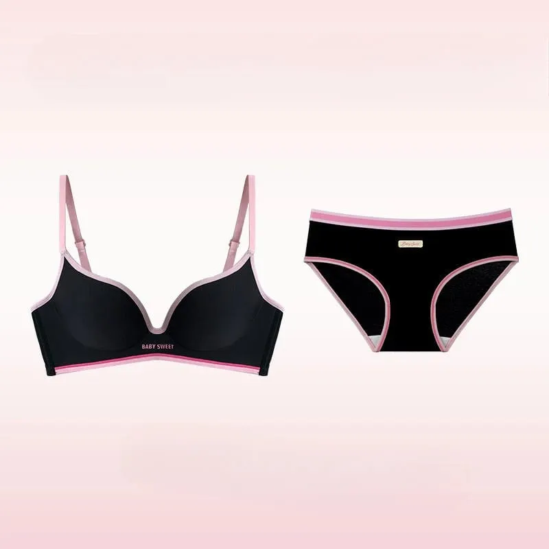 Seamless Underwear Girls Close Small Breasts Without Underwire Comfort Girls Close Breast Bra Show Large Japanese Sweet Suit — image 12