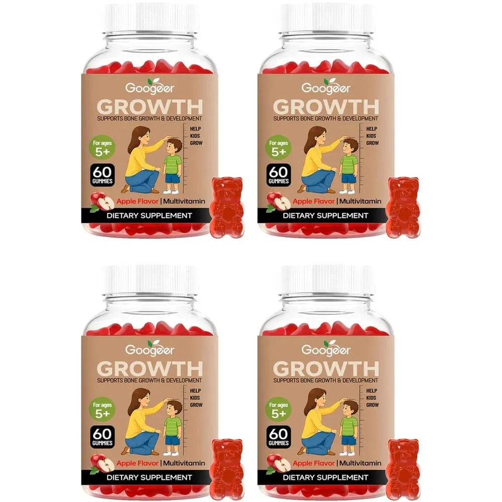Pertumbuhan Ketinggian Kanak-kanak Menyokong Gummies dengan Nutrisi Pertumbuhan Penting dan Multivitamin Menyokong Ketinggian & Perkembangan Tulang yang Sihat — image 10
