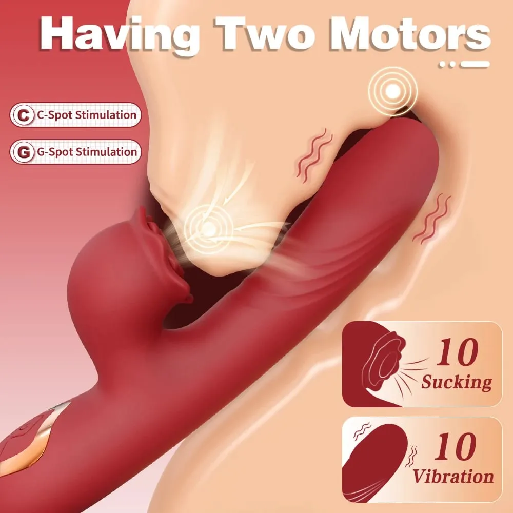 Potente vibratore vibrante succhiatore Sucker femminile stimolatore del clitoride Punto G massaggiatore vibratore Articoli per adulti Giocattoli del sesso Negozio per le donne — image 2