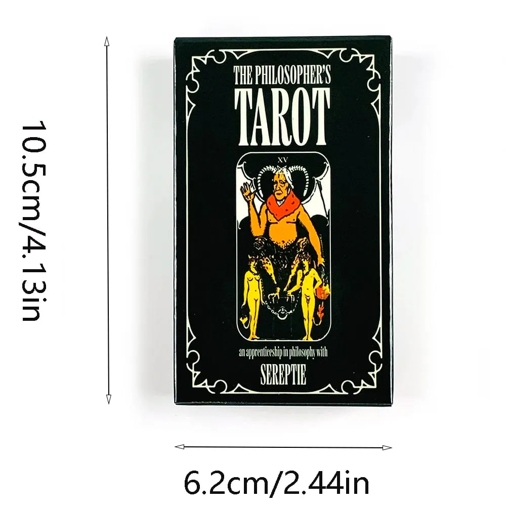 New The Philosopher's Tarot Deck 78 Cards English Version Fate Prediction Spiritual Divination Table Game for Tarot Beginners — image 6
