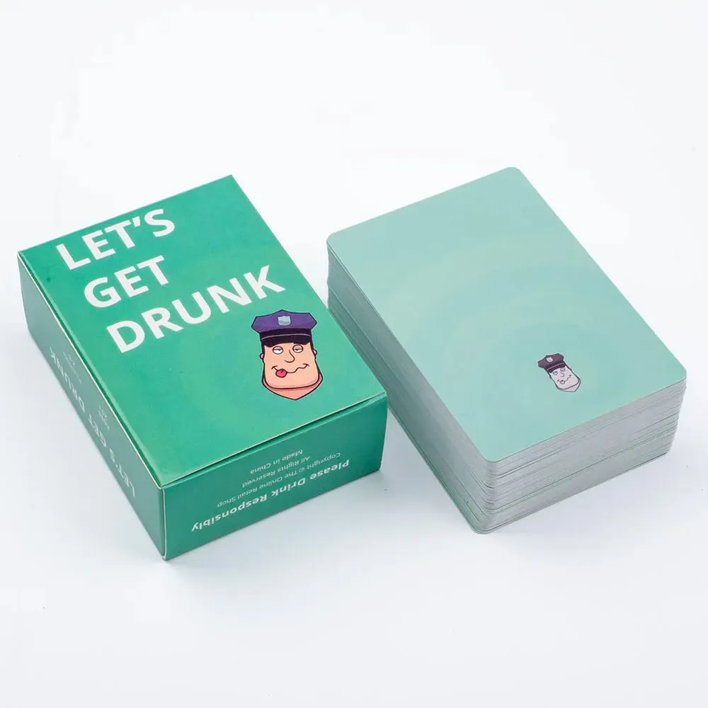 88 τεμ. Let's Get Drink Drinking Card Game in Box Αγγλική έκδοση για πάρτι Borad Games 8,8x6,3 cm — image 3