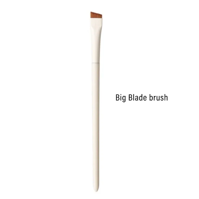 1/3/7/9-teiliges weißes Upgrade-Blade-Eyeliner-Pinsel-Augen-Make-up-Pinsel-Set, ultradünn, feiner Winkel, flacher Augenbrauen-Pinsel für präzise Details — image 15