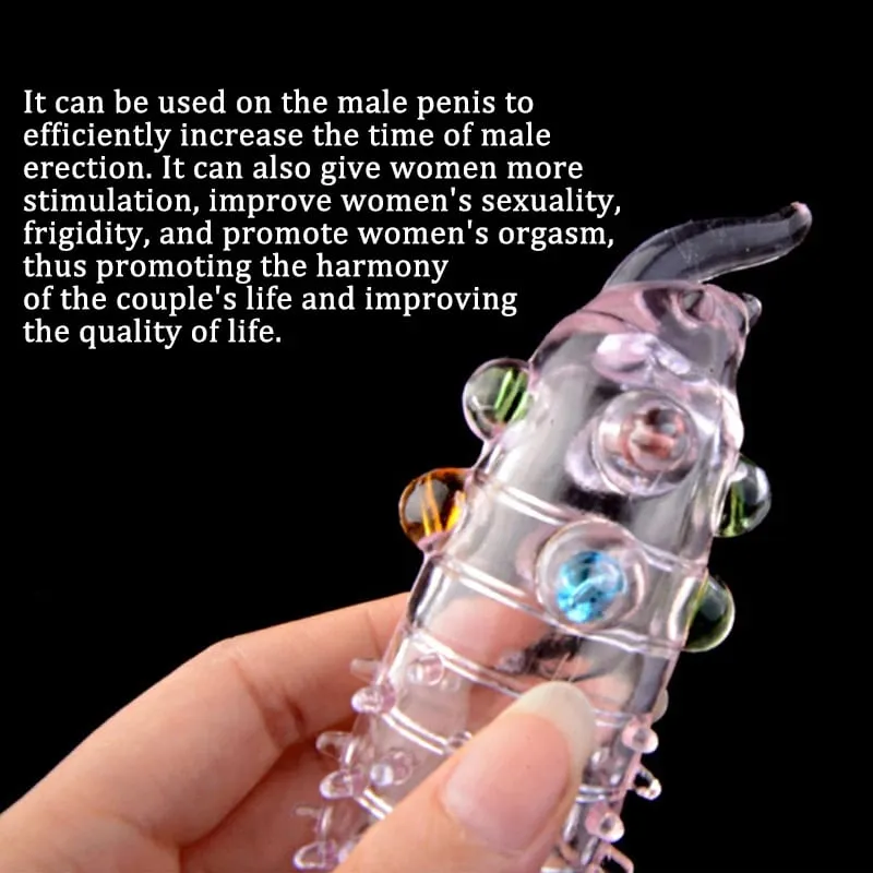 Cock Ring Delay Ejaculation Penis Enlargement Condom Sex Toy for Men Semen Lock Rings Erotic Product Adult Intimate Goods — image 3