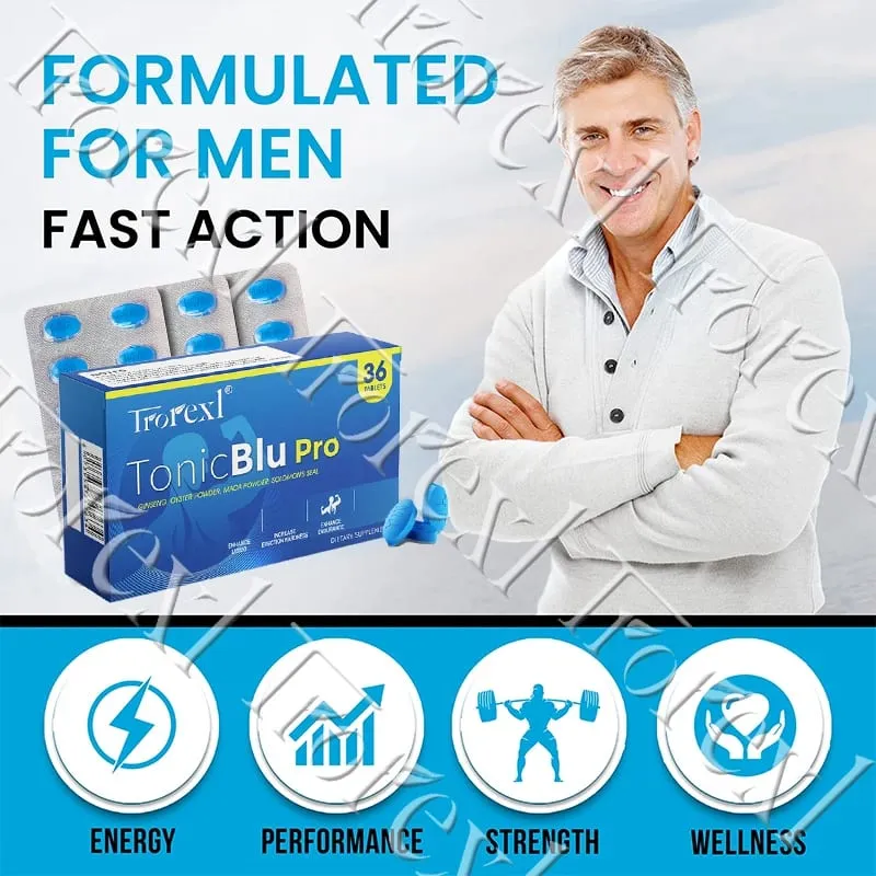Trorexl-TonicBlu Pro - Blue Pill for Rock-Hard Energy Volume Booster Natural Oyster Ginseng for Best Benefits — image 3