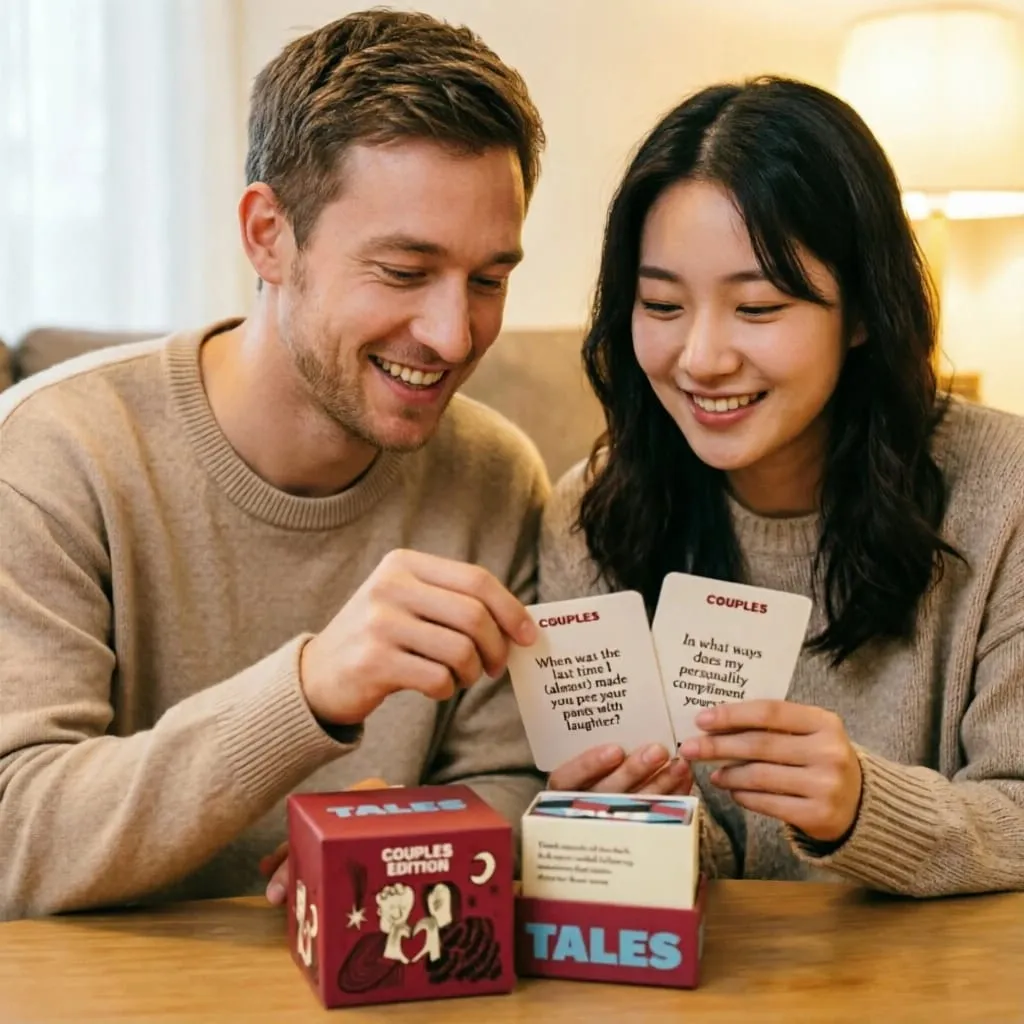 //*150pcs Jeu de démarrage de conversation par carte Édition familiale Brise-glace amusant pour adultes et réunions de famille Couples Jeu de cartes Contes — image 1