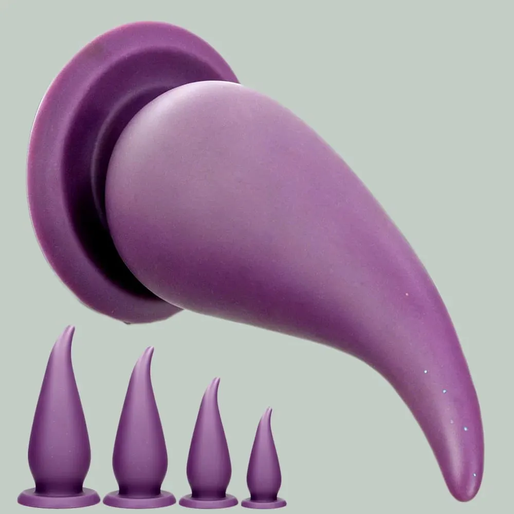 6/8/10/11cm Super Tebal Dubur Buttplug Ekstra Panjang Dubur Plug Fisting Dildo Penembusan Dubur Mainan Seks untuk Wanita Lelaki Urut Prostat — image 1