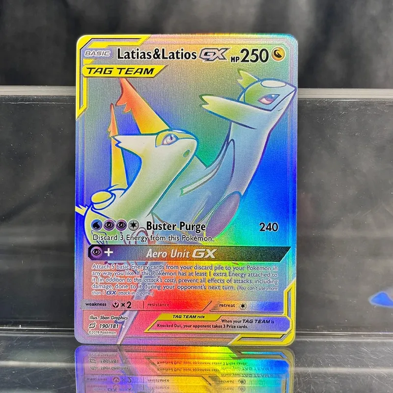 PKM Proxy Thẻ Cổ Điển Charizard Mew Với Ex Đơn Thẻ Bộ Sưu Tập PTCG Suicune Gx Tyranitar Gx Mất Thunder Lá Thẻ — image 9