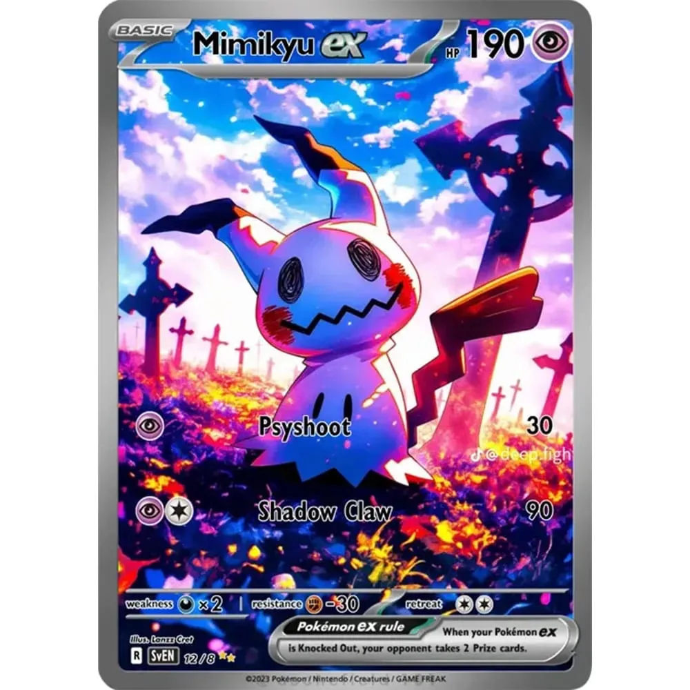 TCG-Sammelkarten Mimiku DIY Hochwertige, selbstgemachte Einzelkarte, klassisches Spiel, Anime-Karte, Geschenkspielzeug — image 4