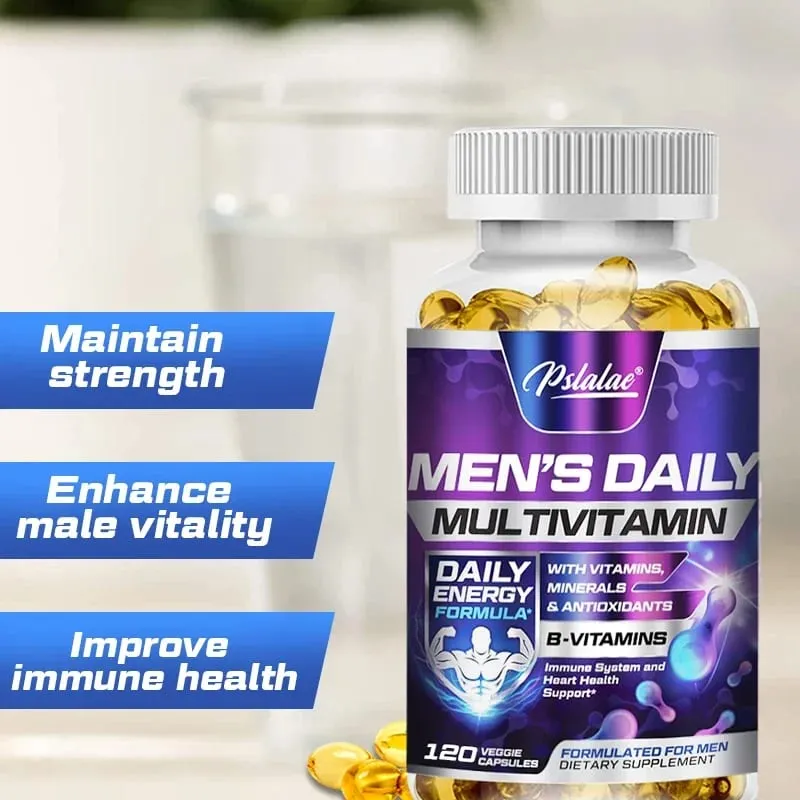 Men's Daily Multivitamin Supplement - Provides Cognitive Brain Health Energy and Stamina and Muscle Mass — image 5