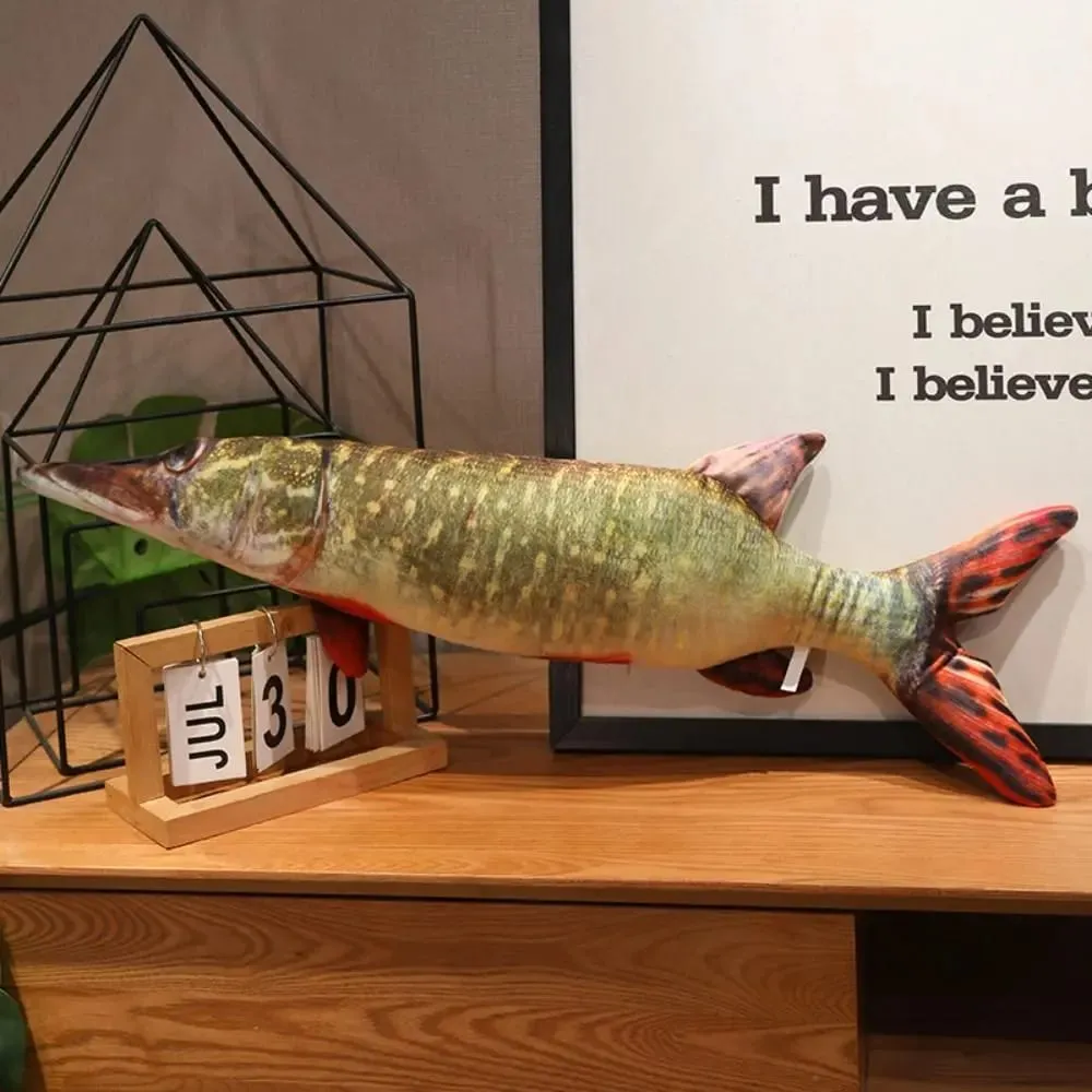 Pohovka Polštář Bidélko Simulace Rybí Polštář Grouper Plněné Kreslené Ryby Krásné Měkké Ryby Anime Polštář Ložnice — image 3