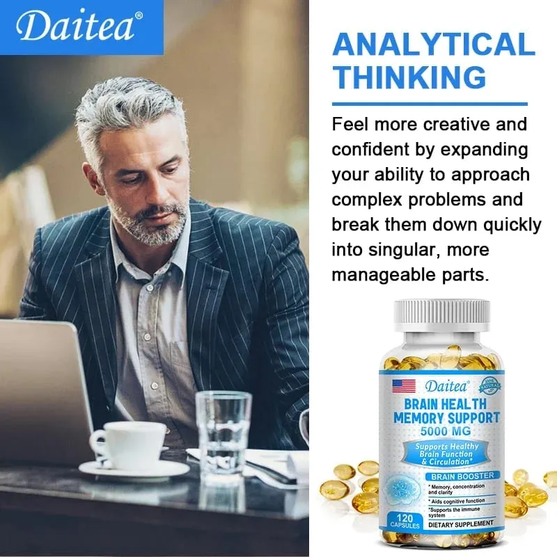 Brain Nootropics - Improves Memory and Focus Benefits The Nervous System Replenishes Energy and IQ Health — image 6