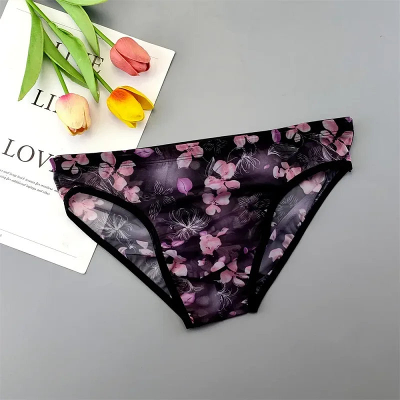 Seluar Dalam Lutsinar Bersaiz Besar Seluar Dalam Seksi untuk Lelaki dengan Pouch Nylon Hombre Slip Seluar Dalam Lelaki Bernafas XL-4XL — image 25