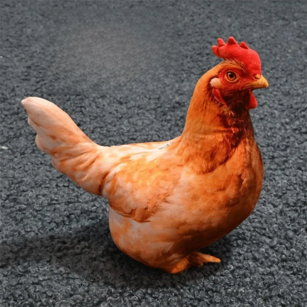 Material Animal Body Pillow 30cm Size Soft Texture Animal Cushion Cute Design PP Cotton Filled Poultry Throw Pillows